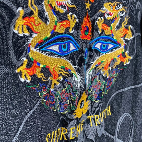 Supreme SS17 Truth Tour Jacket - Black Size M Preowned - Picture 10 of 10